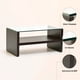 thumbnail image 5 of Mesa de centro moderna madera walnut wood vidrio, 5 of 7