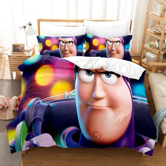 Toytory 3 PCS Comforter Set with 2 Pillowcases,Toytory Bedding Set Sheet Set for Kids Adults,All Season Lightweight