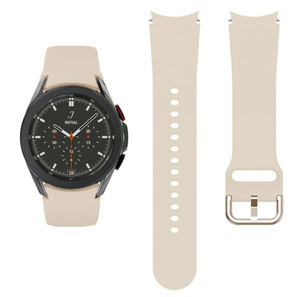 Correa Silicona Premium Para Galaxy Watch 4 / 5 Classic Rosa Palo