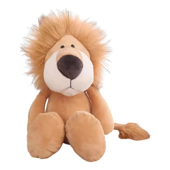 León De Peluche Premium Algodón Juguete Infantil Regalo Niño Beige
