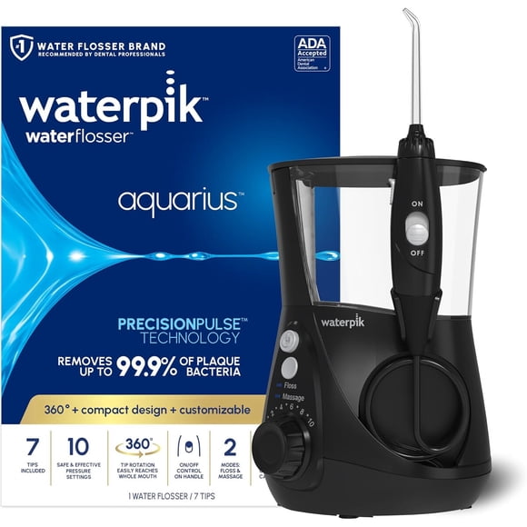 Waterpik Aquarius Countertop Water Flosser con 10 ajustes