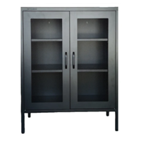 Metalbrein - Aparador Arrimo Rejilla Metálica - Color Negro