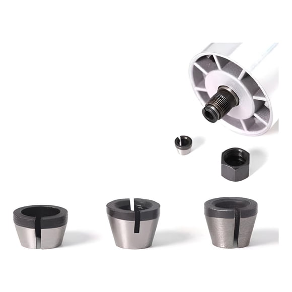 Set 3 Adaptadores Broca Collet Tipo Cono Taladro Precisión