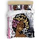 thumbnail image 1 of Black Girl African Style Full Bedding Duvet Cover Set 3-Piece Bedding Set (1 Duvet Cover + 2 Pillow Shams), 1 of 5