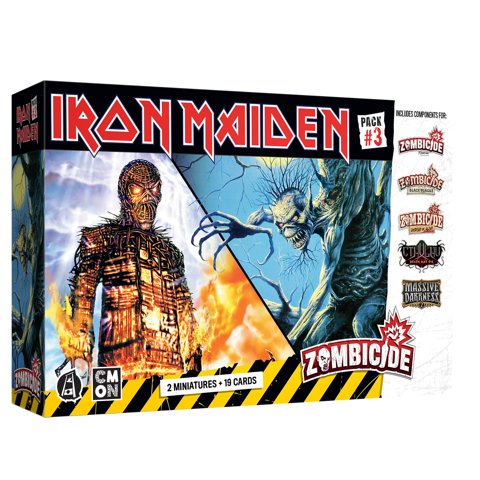 Juego De Mesa Cmon Zombicide Iron Maiden Pack 3 Miniatures