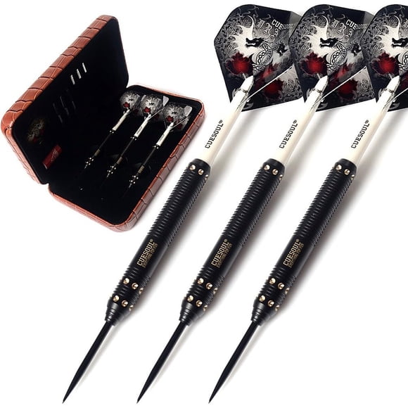 Dardos CUESOUL Dragon Punta Acero 21g Estuche Deluxe