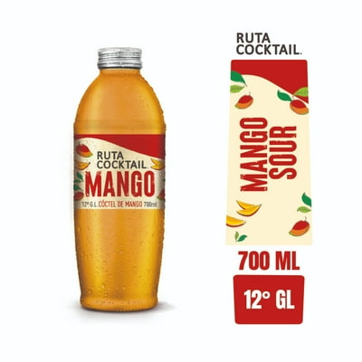 Cóctel Pisco Sour Mango Botella 700 Cc Ruta Sour