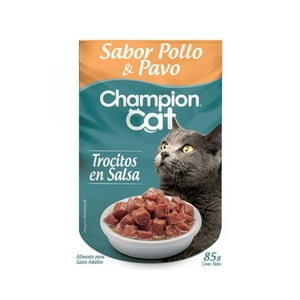 Sachet Champion Cat Adulto Pollo - Pavo 12 Un.