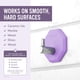 thumbnail image 4 of Gancho para regadera Sud Scrub antimicrobiano autoadhesivo morado, 4 of 7