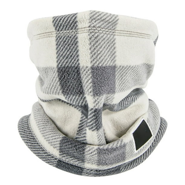 Calentador de cuello de invierno, forro polar, pasamontañas, a prueba de viento, mascarilla facial para mujeres y hombres