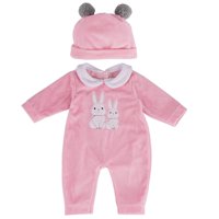 Ropa Para Muñecas Reborn Babeside Con Estampado De Conejitos, 43 A 56 Cm