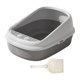 thumbnail image 1 of Cajas De Arena Para Gatos Grandes, Con Lados Altos, Para Gatos Peque?os Y Grandes, XL, Gris, 1 of 5