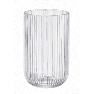 Set 6 Vasos Altos 43 Cl Vidrio Transparente Lugano