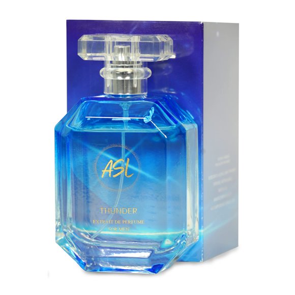 Perfume ASL Thunder 100 ml para hombre, floral y especiado, hipoalergénico