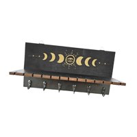 Bothyi - Estante De Exhibición De Madera Con Ganchos, Estante Flotante De Madera Para Oficina, Guardería, Cocina, Estilo A