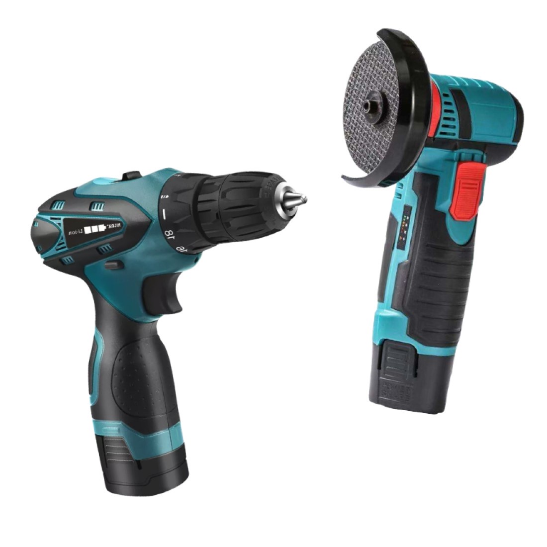 Rondon - Mini Kit De Taladro Y Esmeril Inalambricos 12V