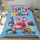 thumbnail image 1 of Oddbods Conjunto de sábanas temático, trío de piezas, cómodo y amigable con la piel, diseño único, regalo de decoración para el hogar para familiares, amigos y fans,135cm *200cm, 1 of 6