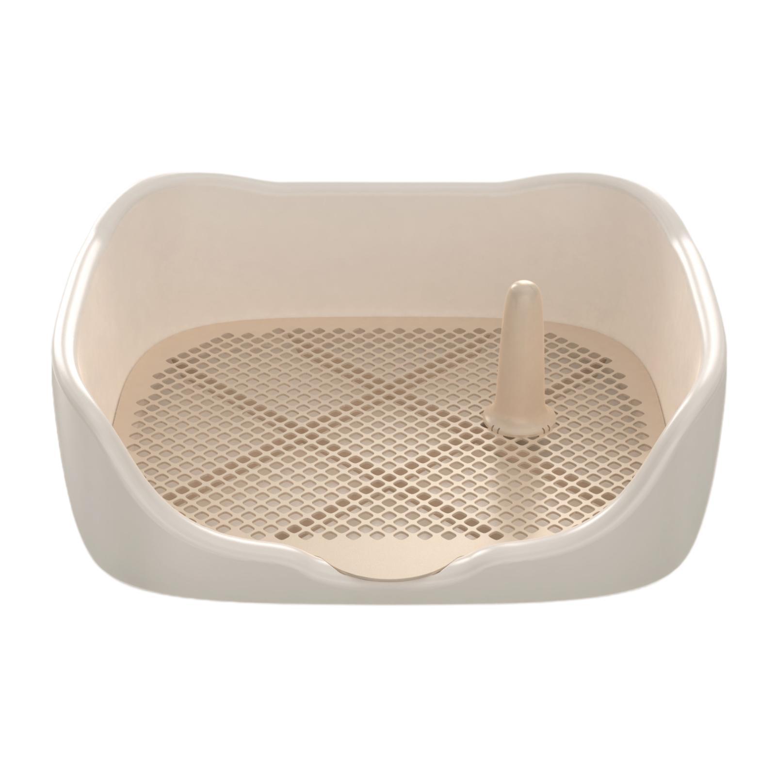 Ioensy - Inodoro Para Perros Inodoro Para Mascotas Bandeja Para Ir Al Baño De Interior Bandeja Para Ir Al Baño De Entrenamiento Para Cachorros De Interior Blanco Grande