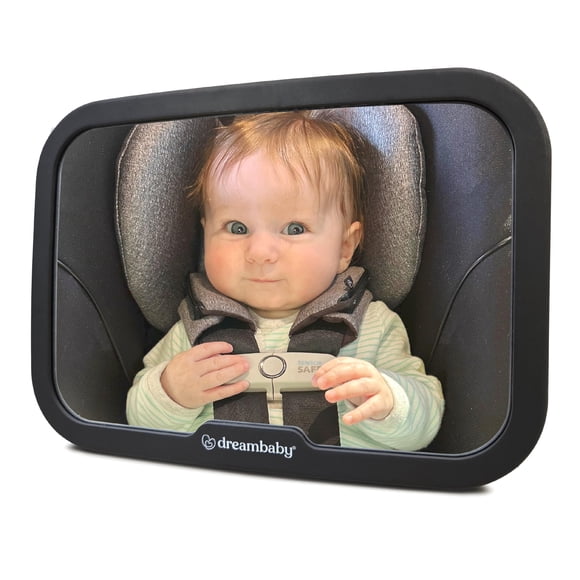 Espejo de coche para bebé orientado hacia atrás Dreambaby, ajustable 360°