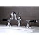 thumbnail image 3 of Grifo Kingston Brass KC7161PKL de lavabo de instalación amplia, cromo pulido, 3 of 9