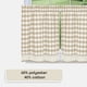 thumbnail image 3 of Juego de cortinas para ventana ACHIM Buffalo Check Tier, color marrón y marfil, 3 of 6