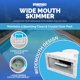 thumbnail image 2 of Kit Skimmer para Piscina Sobre Tierra Swimline Hydrotools Boca Ancha ABS, 2 of 7