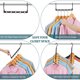 thumbnail image 3 of Organizador de Clóset AMKUFO Magic Hangers 6 Piezas Negro, 3 of 3