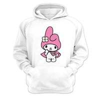 Genérico - Poleron Canguro Melody Blanco Talla S Unisex