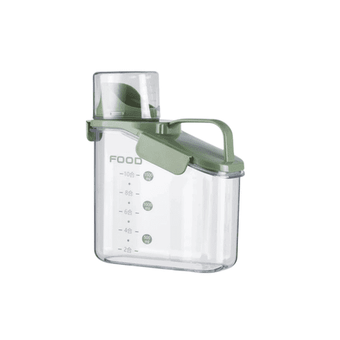 Estilodomus - Contenedor Hermético Con Dosificador Frasco Pequeño 1500Ml Verde 1.5L