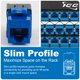 thumbnail image 3 of Jack Keystone ICC CAT6A 10Gbps RJ45 UL Listed PoE++ TAA Azul, 3 of 9