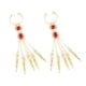 thumbnail image 3 of 1 Par De Danza Del Vientre Pulsera Egipcia Gitana U?as De Dedo Gema Roja Joyas De Mano, 3 of 5