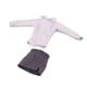 thumbnail image 1 of Ropa De Soldado Femenino A Escala 1/6 Para Figuras De Soldados De 12 "blanco Y Gris, 1 of 5