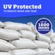thumbnail image 2 of DURASACK Heavy Duty Sandbags with Ties, 14 x 26, Empty, White, 2 of 3