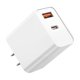 thumbnail image 1 of Cargador USB Linboll 20W de doble puerto USB‑C y USB‑A, 1 of 6