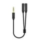 thumbnail image 1 of Cable Auxiliar Jack 3.5 Mm 1 Macho X 2 Hembras, 1 of 3