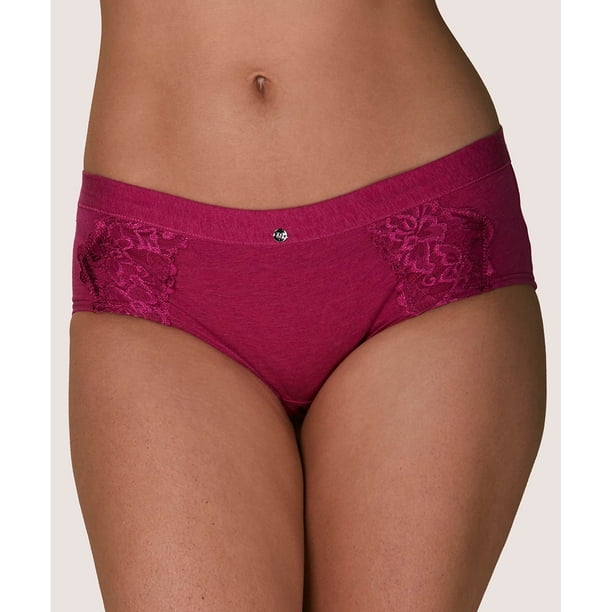 Calzon Algodon Encaje Tiro Bajo Mujer LADY GENNY