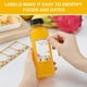 thumbnail image 2 of Botellas de jugo de plástico Dabacc de 12 oz/350 ml (45 piezas) con tapas, 2 of 3