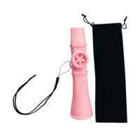 Magideal - Flauta Kazoo, Instrumento Musical De Regalo Con Cordón Y Bolsa De Almacenamiento, Armónica De Juguete Fácil De Aprender Para Violinistas Adultos Amant Rosa