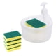 thumbnail image 3 of Dispensador De Jabón Y Soporte Para Fregador Dispensador De Jabón Para Lavar Platos Y Fregadero De 5 Esponjas Transparente, 3 of 5
