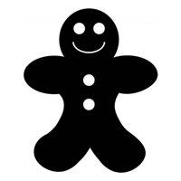 Rienda Libre Graphics - Decomural Gingerbread Man Kitchen Cafe Ws-40845
