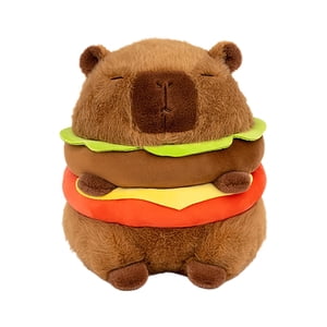 Bothyi - Peluche Hamburguesa Carpincho Coche Sala De Estar Suave Para Familia Niños Niñas Niños 28Cm