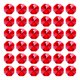 thumbnail image 1 of Uxcell Cuentas de Cristal K9 Octagonales con 1 Agujero, 40 Paquetes de 14mm, Rojo Claro, 1 of 6