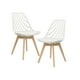 thumbnail image 1 of Pack 2 Silla Tulip Acolchada Mesh Blanco, 1 of 3