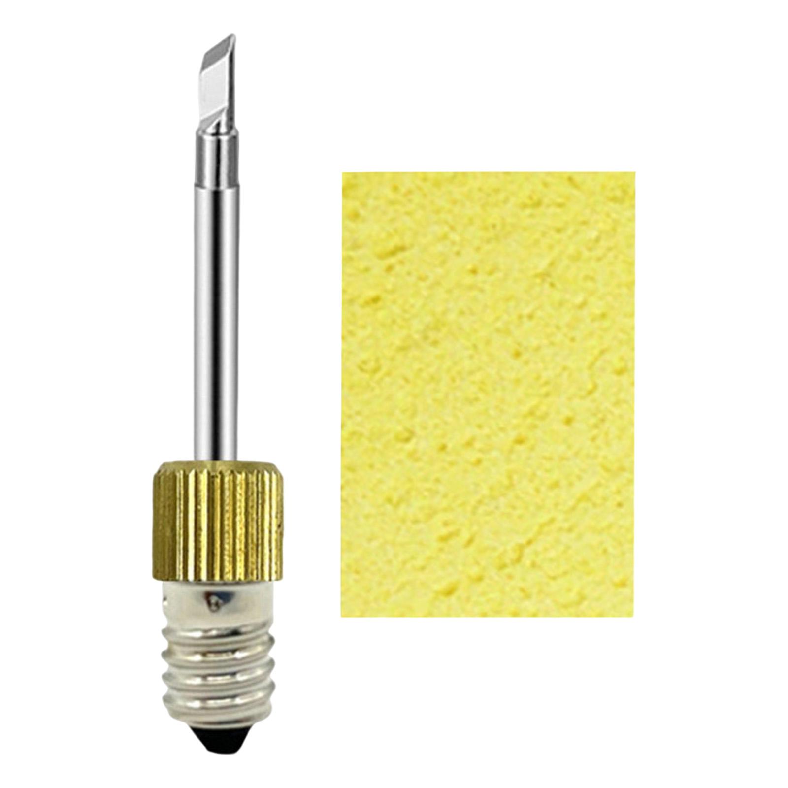 Magideal - Punta De Hierro De Soldadura Profesional, Puntas De Soldadura De Soldadura Roscada E10 Reemplazable, Punta De Soldadura Para Reparación De Componentes , Estilod