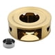 thumbnail image 1 of Calentador de Té con Portavelas Base Calefactora Dorado, 1 of 3
