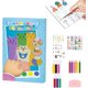 thumbnail image 1 of Set arte papel raspar mágico arcoíris creativo pintura espátula kit fiesta regalos, 1 of 7