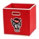 thumbnail image 1 of Papelera de almacenamiento Franklin Sports NC State Wolfpack de 11 x 10,5 x 10,5 cm, 1 of 8