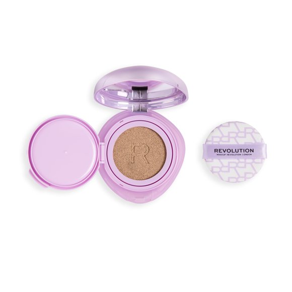 Revolution Superdewy Cushion Foundation, Light Cool - Base Cushion Hidratante