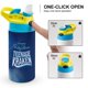 thumbnail image 4 of Ruby Gillman: Kraken adolescente Botella de Agua con Tapa Pop Top de Un Toque, Acero Inoxidable, a Prueba de Fugas, para Deportes, Botella Infantil azul 12 oz, 4 of 6