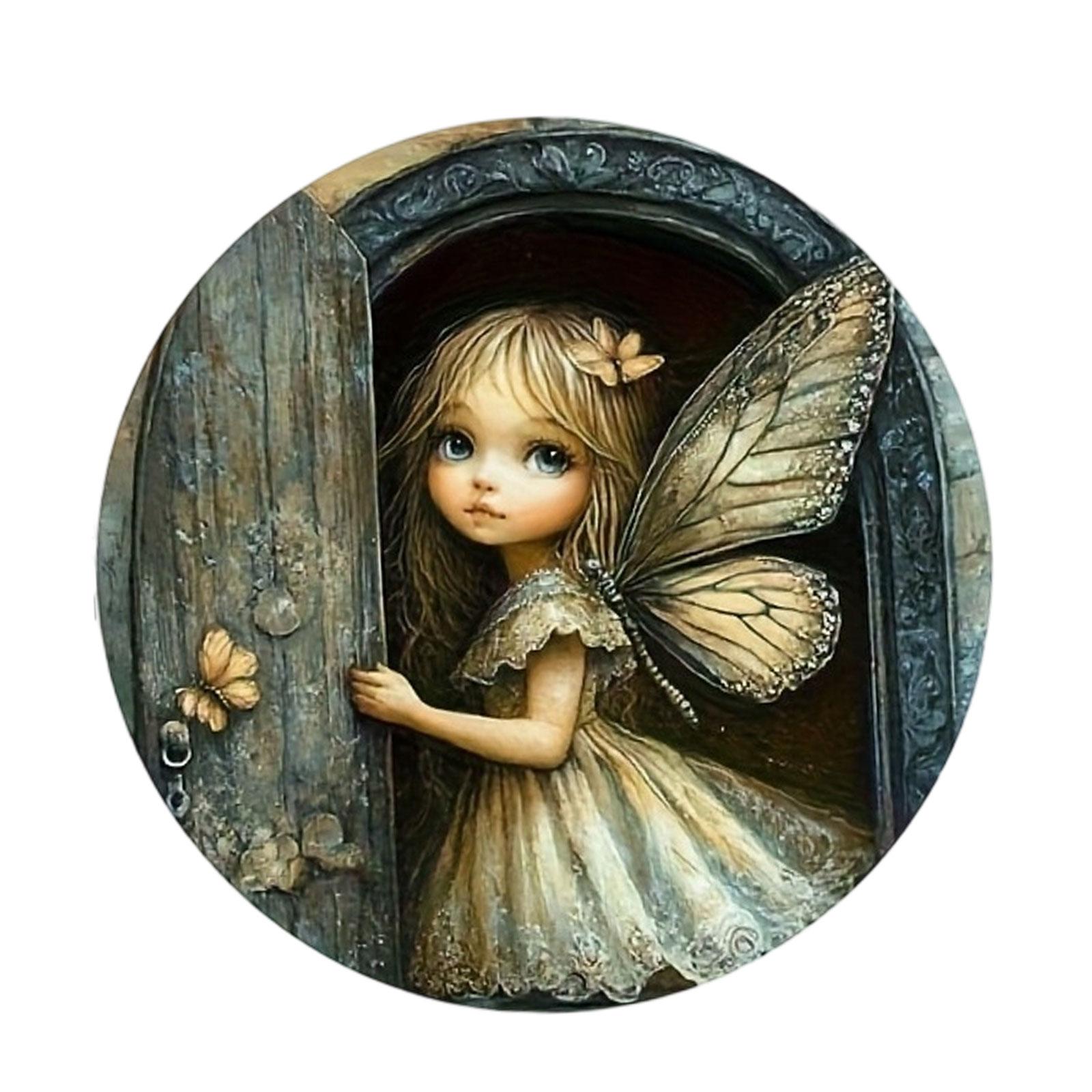 Ioensy - Arte Decorativo 2D Para Pared De Jardín De Hadas, Ideal Para Festivales, Dormitorio Y Hogar.